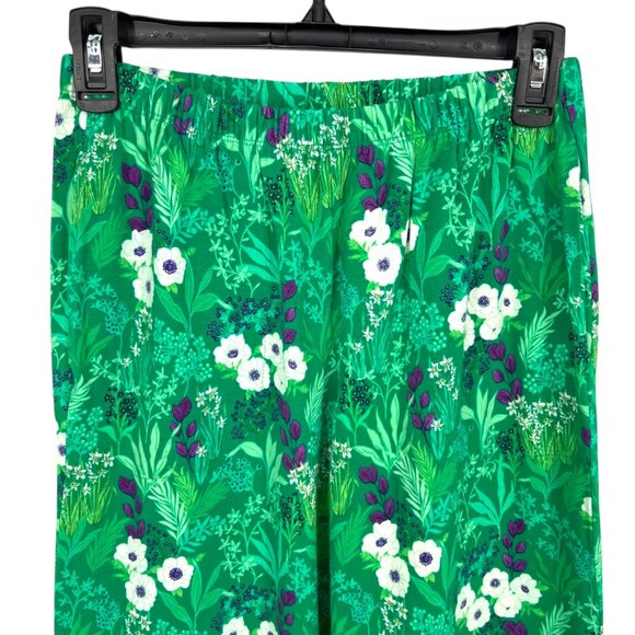 Bed Head PJs Forever Floral Classic Stretch Jersey PJ Set Green Purple Size XS - Picture 8 of 14